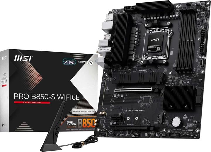 Actual product image MSI PRO B850-S WIFI6E (AM5, AMD B850, ATX)