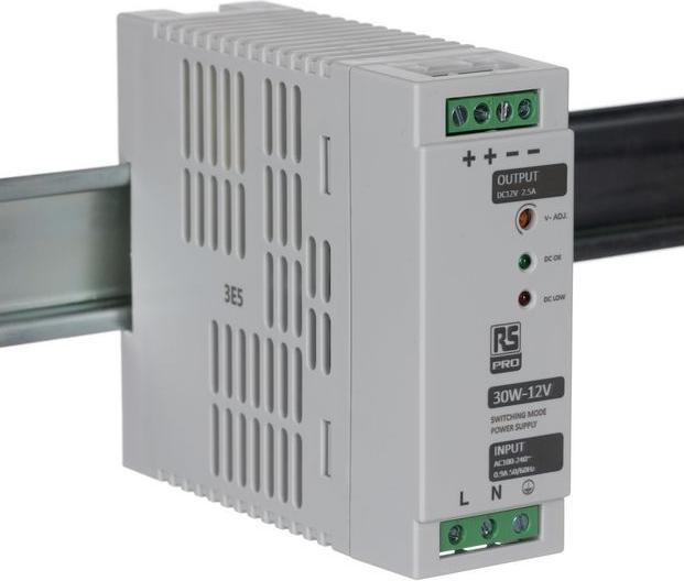 RS PRO Din Rail Power Supply, 30W, 12V Output