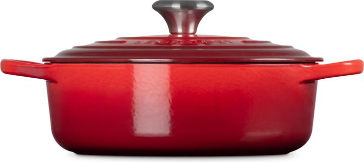 Produktbild Le Creuset Signature (24 cm, Bräter + Schmortopf, Gusseisen, Emaille)