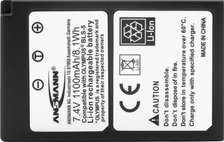 Actual product image Ansmann A-Oly BLS-5 (Camera battery)