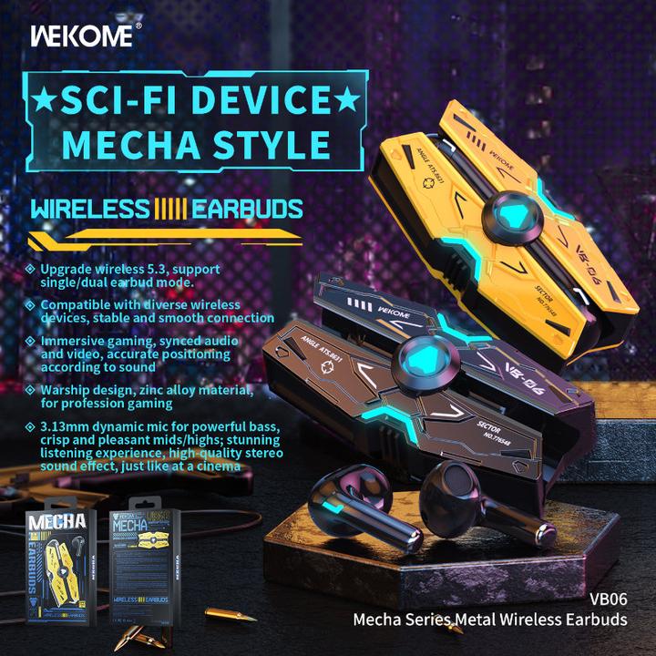 Actual product image Wekome Wireless headphones Bluetooth V5.3 TWS Tarn (ANC, 3.50 h, Wireless)