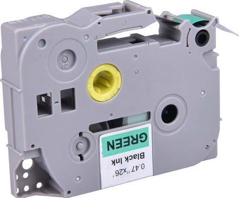 Actual product image G&G Tape colour: Green Font colour: Black 12 mm 8 m (1.20 cm, Black, Green)