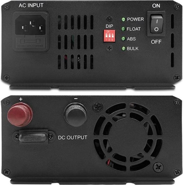 Produktbild Qoltec Inteligentna ładowarka Monolith do akumulatorów LiFePO4 AGM GEL SLA | 10A | 12V