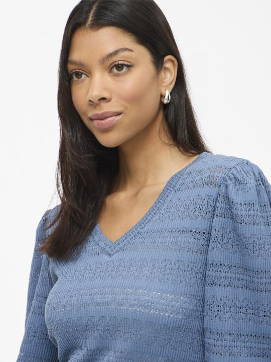 Produktbild Vila V-Ausschnitt Oberteil mit langen Ärmeln (XXL)