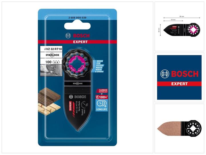 Produktbild Bosch Professional Zubehör EXPERT Sanding Finger Fine AVZ 32 RT10 Schleifplatte für Multifunktionswerkzeuge, 32 x 50 mm (Rt10)