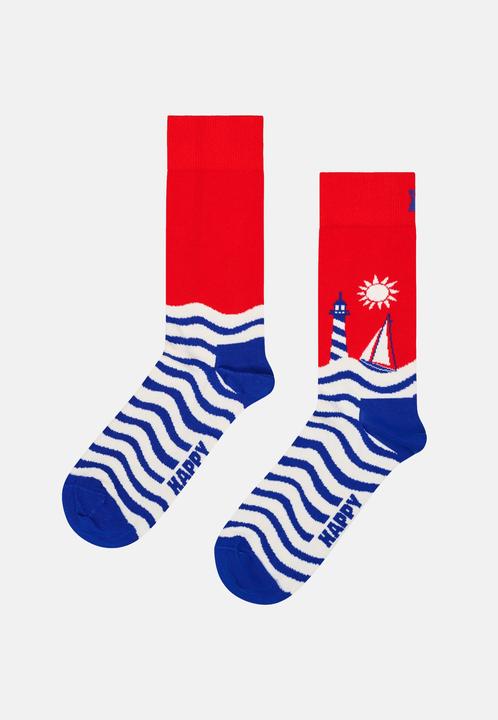 Immagine prodotto Happy Socks Strümpfe SMOOTH SAILING Socken 3er Pack (confezione da 3, 41 - 46)