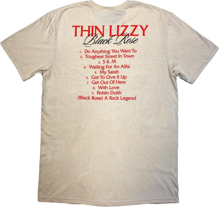 Produktbild Thin Lizzy Black Rose TShirt (XXL)