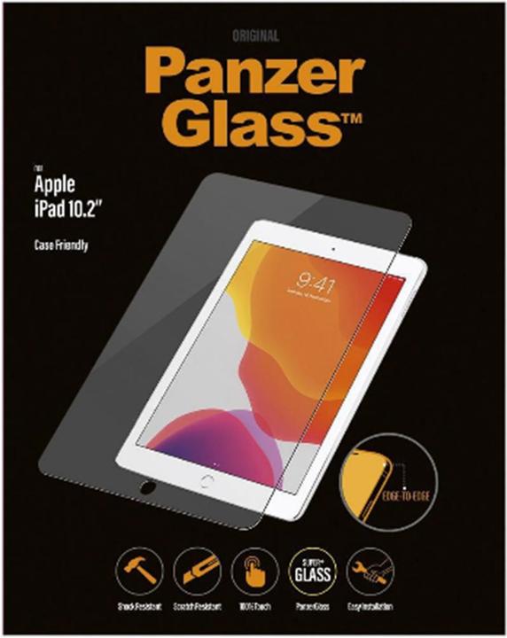 Productafbeelding PanzerGlass Bescherming van het scherm (1 Pcs., Apple iPad 2019 (7e generatie), Apple iPad 2020 (8e generatie), Apple iPad 2021 (9e generatie))