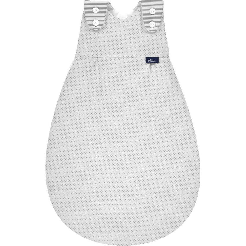 Alvi, Babyschlafsack, Schlafsäcke Aussensack Baby-Mäxchen - Dots - Grey - Gr.