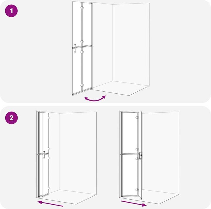 Produktbild vidaXL Duschwand