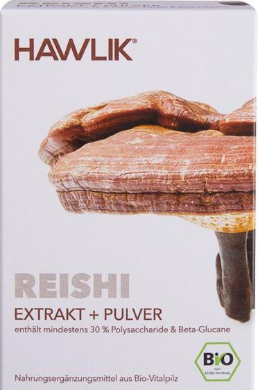 Produktbild Hawlik Reishi Extrakt + Pulver Kapsel (120 Stück, Kapseln, 109 g)