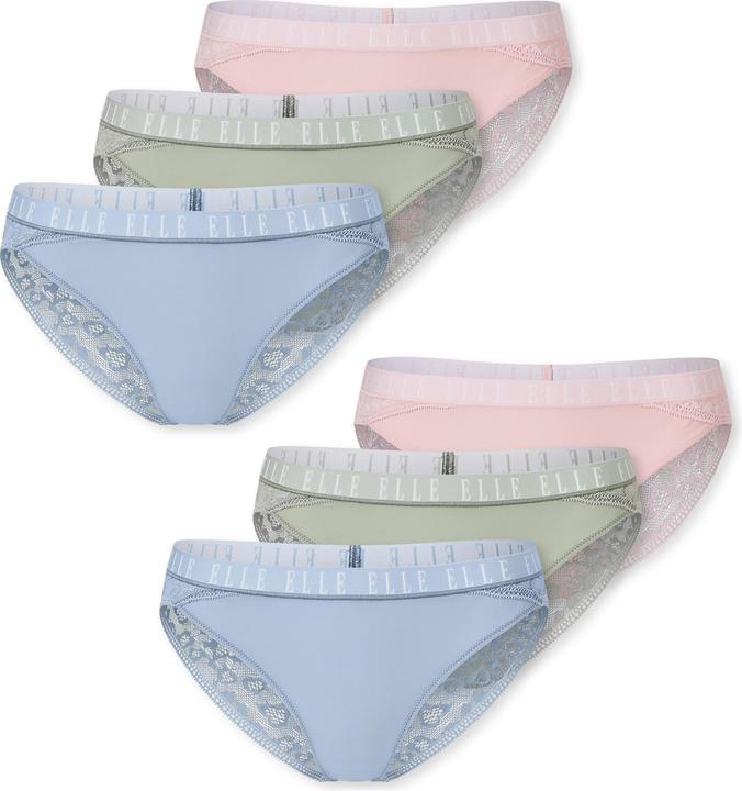 Elle Brasilslip LACE (L, 6er Pack)