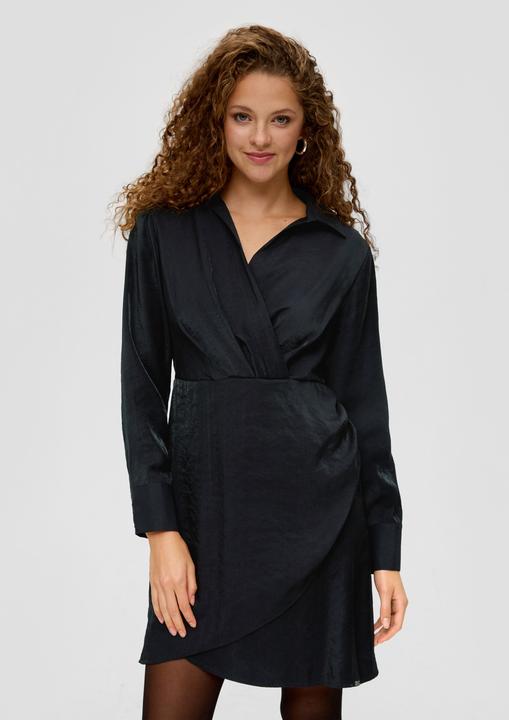 Image du produit s.Oliver Kleid Langarmkleid in Wickel-Optik (38)