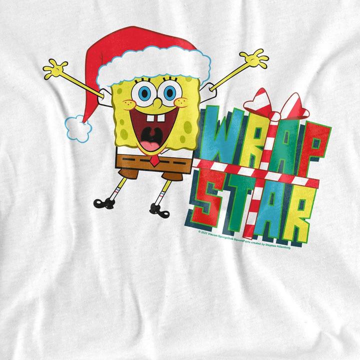 Image du produit Spongebob Squarepants - T-shirt WRAP STAR AT CHRISTMAS - Adulte (XXL)
