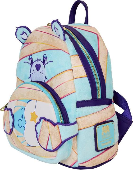Actual product image Loungefly The Lucky Bears x Universal Monsters by mini rucksack Bedtime Bear Mummy