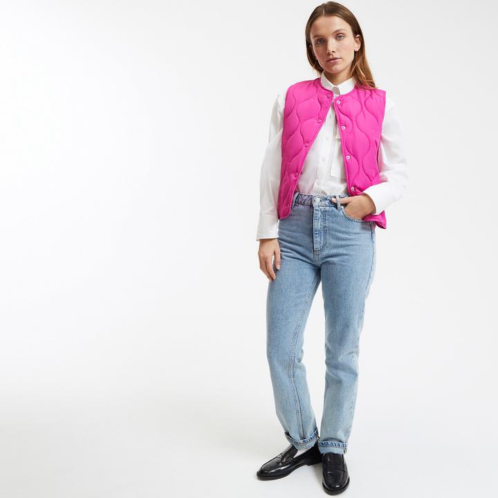 Actual product image La Redoute Collections Steppgilet mit Druckknöpfen (34)
