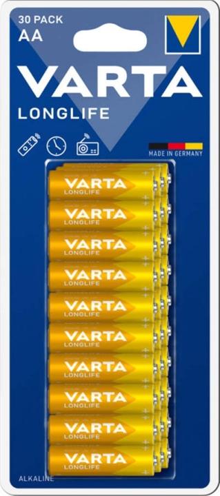 Produktbild Varta AA Longlife LR06 (30 Stk., AA, 2800 mAh)