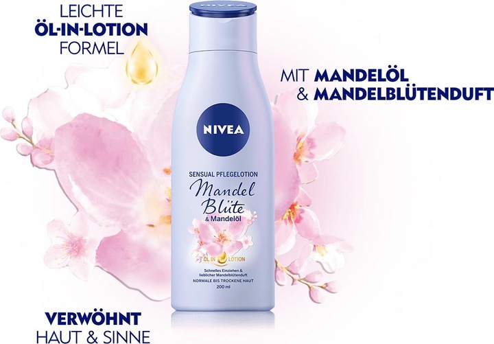 Produktbild NIVEA Mandel Blute, Balsam, 200 ml (Körperlotion, 200 ml)