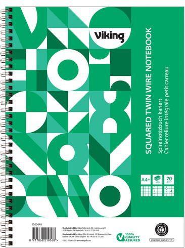 Produktbild Viking Notizbuch DIN A4+ Kariert (A4+, Kariert, Weicher Einband)