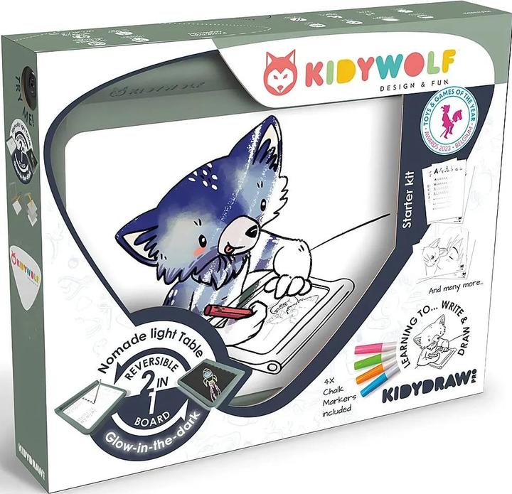 Productafbeelding Kidywolf Lichtgevend designbord, groen