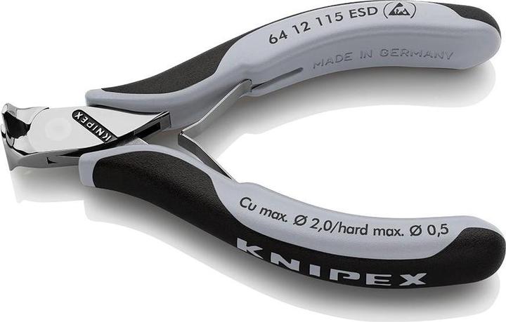 Actual product image Knipex Electronics End Cutting Nippers ESD (115 mm)