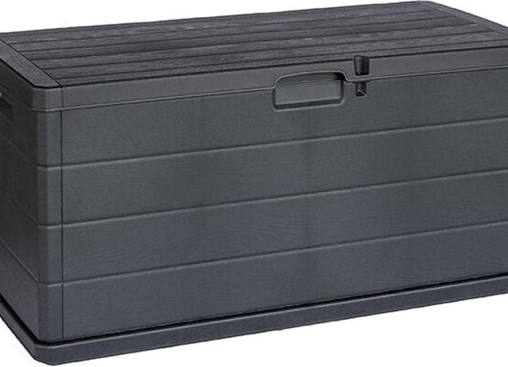 Produktbild Inda-Exclusiv XL Auflagenbox Sitzbank 2 Personen Kunststoff Anthrazit 340L