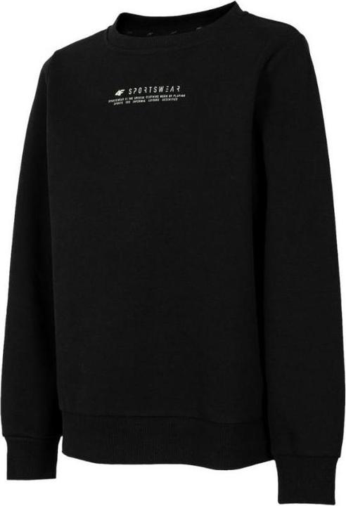 Actual product image 4F Ladies Sweatshirt Deep Black H4Z22 BLD020 20S (S) (S)