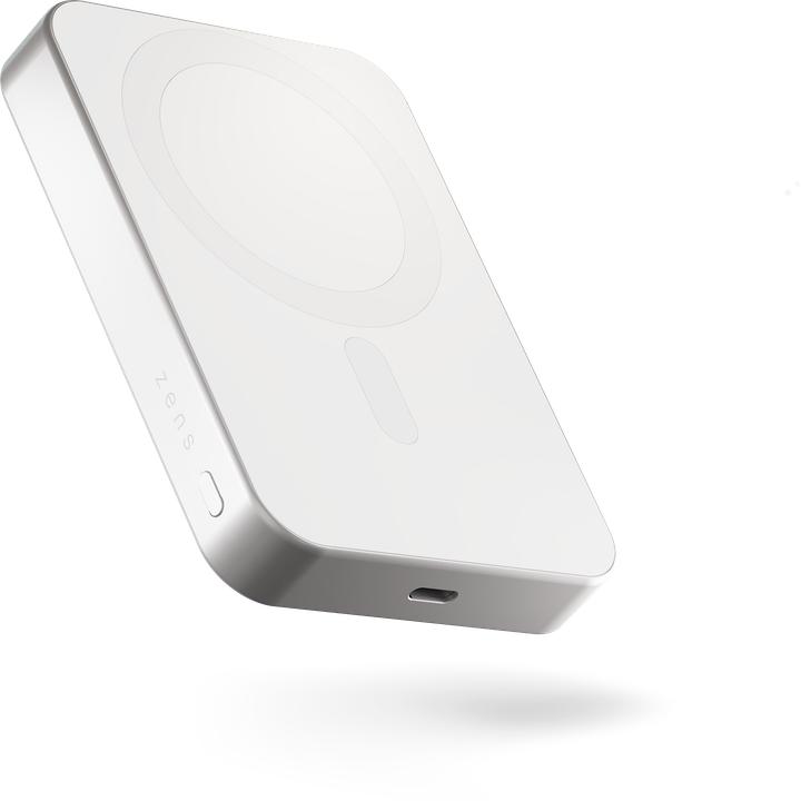 Zens Slim Qi2 Al Powerbank10.000mAhWhite (10000 mAh, 15 W, 38.70 Wh)