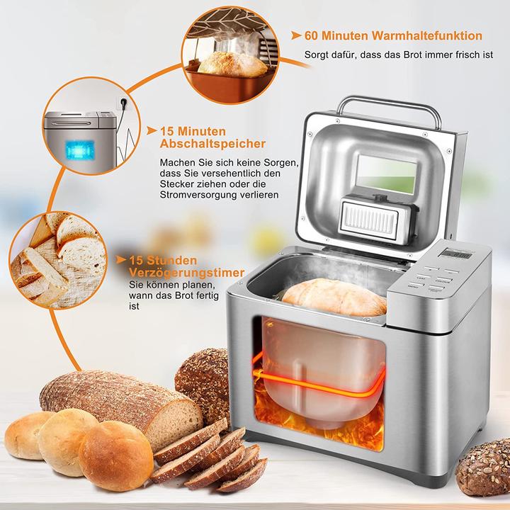 Produktbild HeichkelL Edelstahl Brotbackautomat
