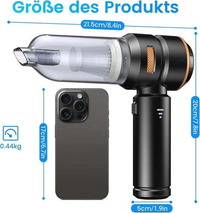 Produktbild Hovin ST-6659Plus Akku-Handstaubsauger mit Aufblasfunktion