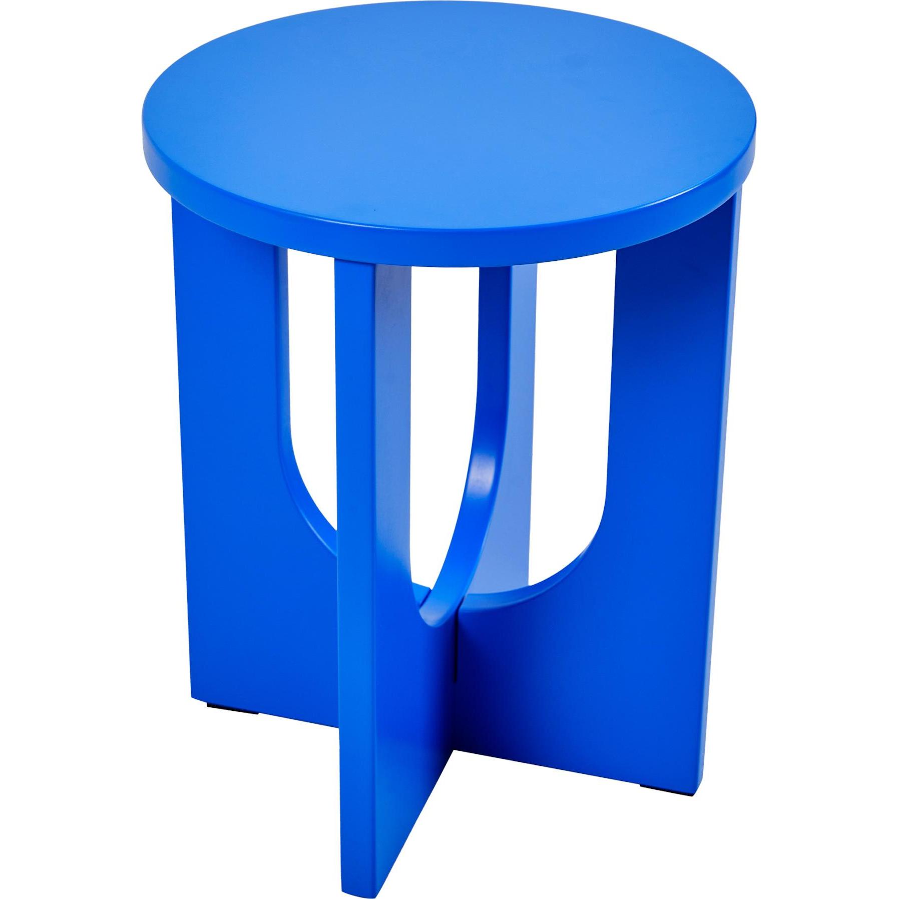 En.Casa, Couchtisch + Beistelltisch, Beistelltisch Kysdajore 50x40 cm Royalblau (50 x 40 cm)