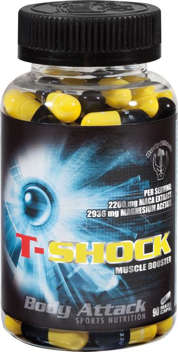 Actual product image Body Attack T-Shock (90 Caps) (90 Piece, Capsules)