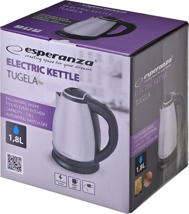 Immagine prodotto Esperanza EKK104X Bollitore 1 8 L 2200 W Inox (1.80 l)