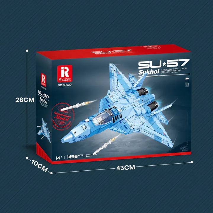 Actual product image ReoBrix SU 57 Sukhoi SU57 Update Version 2024 - SU-57 Sukhoi New Version