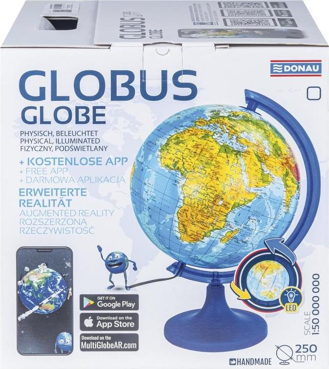 Image du produit Donau Politischer Globus, beleuchtet (25 cm)