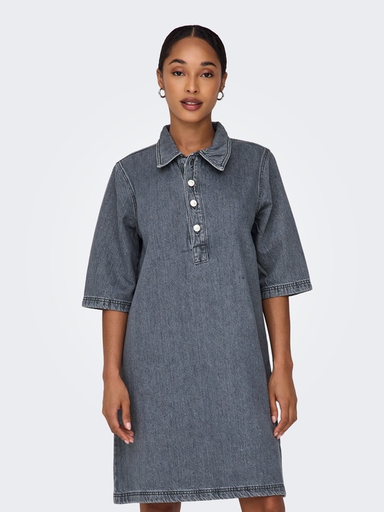 Produktbild Only Normal geschnitten Hemdkragen Kurzes Kleid Kleid (XS)