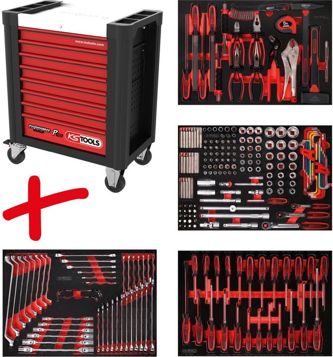 KS Tools Werkzeugwagen-Set (241 x)