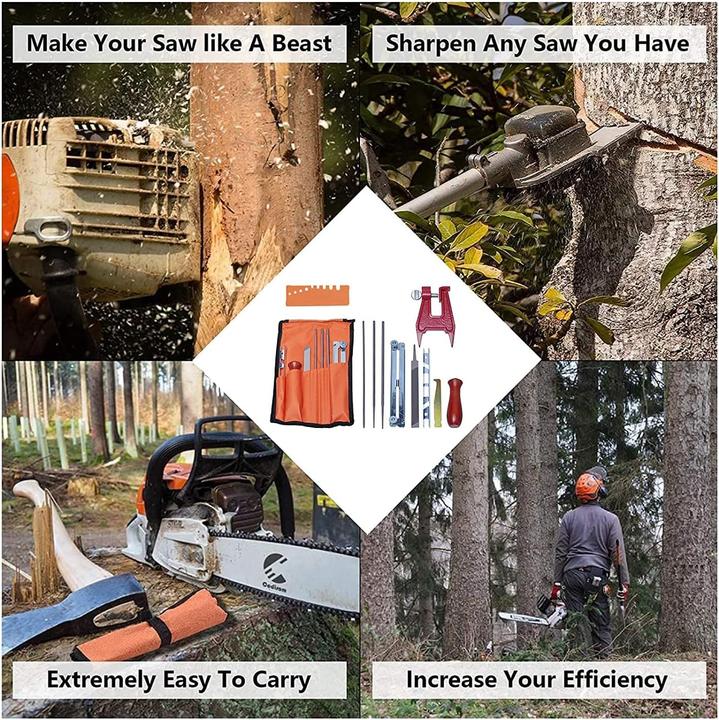 Actual product image Poweka Saw chain sharpener sets (Chainsaw)