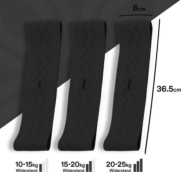 Produktbild Omnana HIPstar Fitnessband (0.37 m, Leicht, Mittel, Stark)