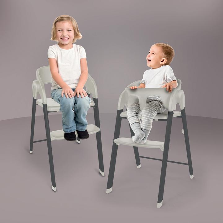 Actual product image BabyGo Levels Highchair grey/anthra (Highchair)