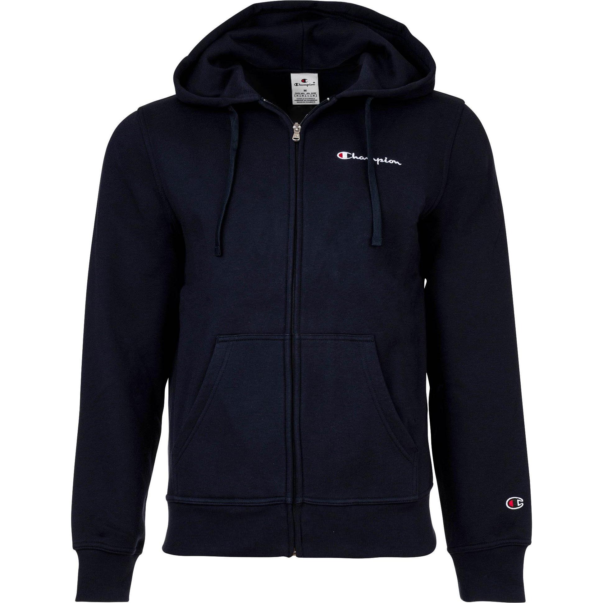 Champion, Herren, Pullover, Sweatjacke Casual Locker sitzend, Blau, (XL)