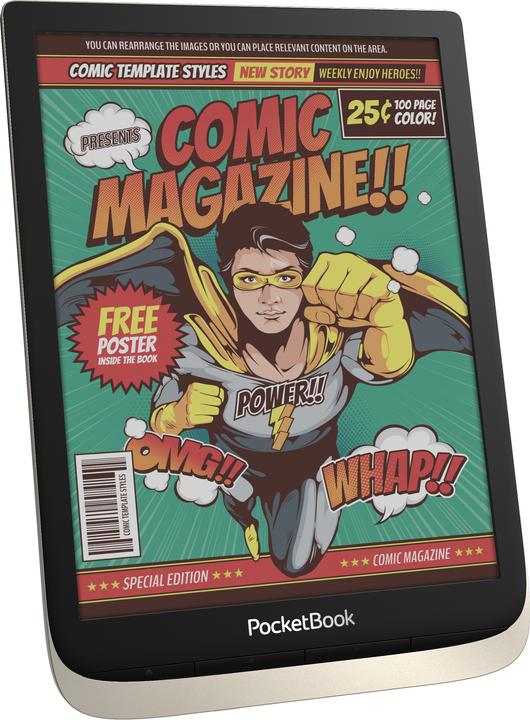 Image du produit PocketBook InkPad Color (7.80", 16 Go, Lune d'argent)