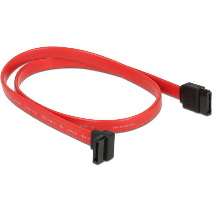 Thumbnail - Delock SATA2 Kabel intern, 50cm, 90Grad gewinkelt, Interne Kabel (PC)
