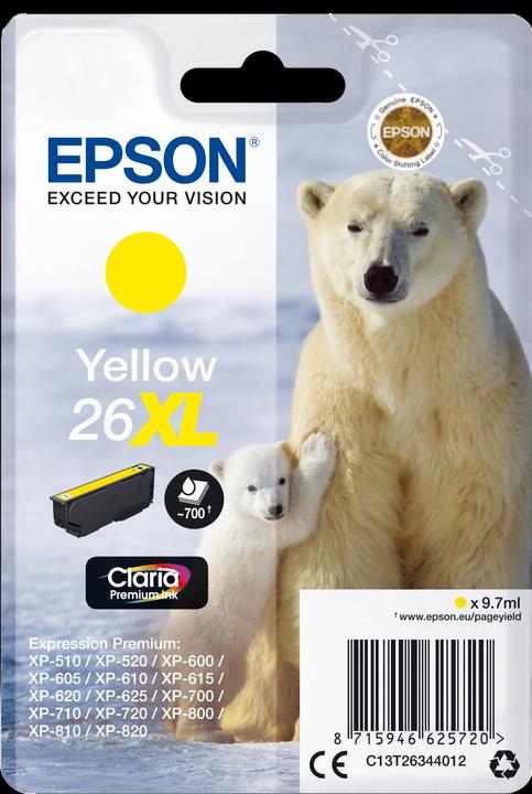 Produktbild Epson 26XL Claria Premium (Y)