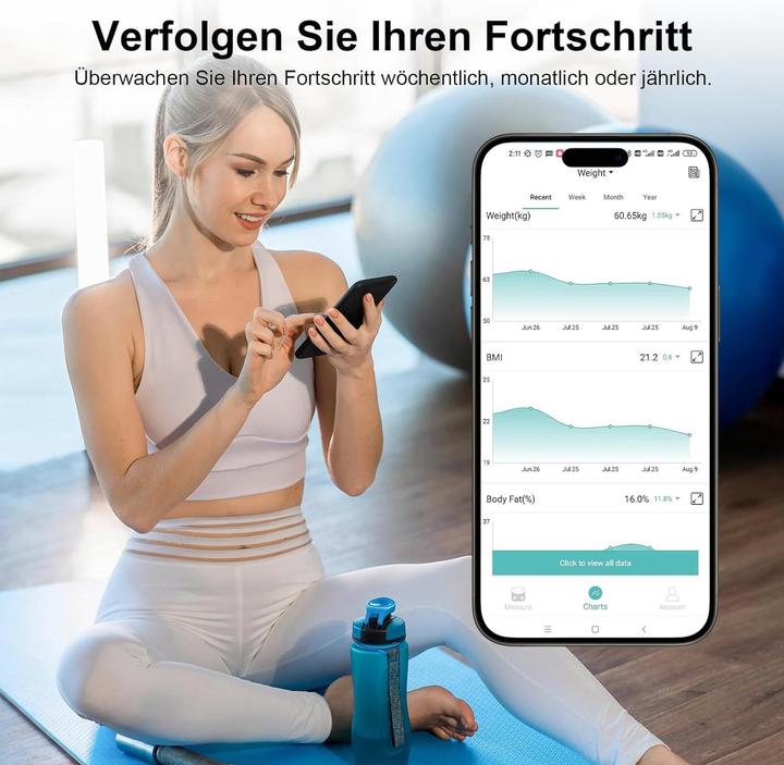 Actual product image Healthkeep Body fat scale (180 kg)