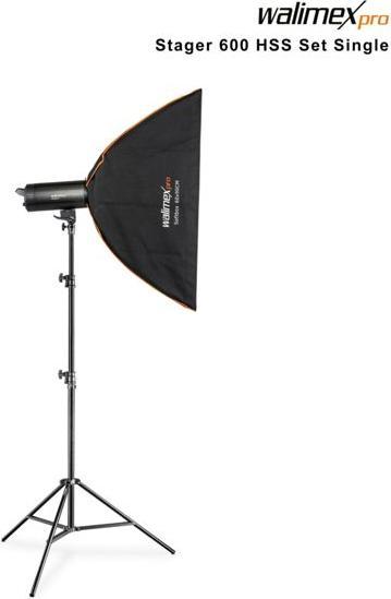 Actual product image Walimex pro Stager 600 HSS Set Single (Set, 600 Ws)