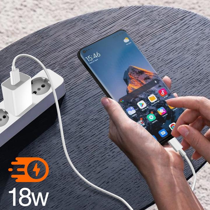 Produktbild Xiaomi USB-Ladegerät + USB-C Kabel (18 W)