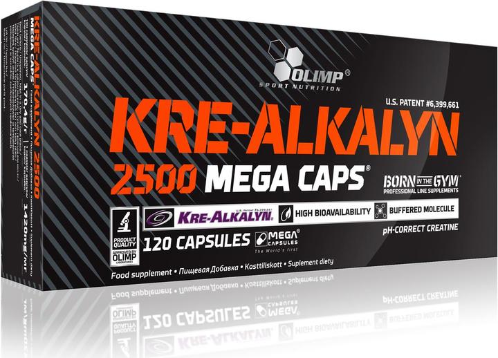 Produktbild Olimp Sport Nutrition Kre-Alkalyn Mega Caps (120 Caps, 150g) (1 Stück, Kapseln, 150 g)