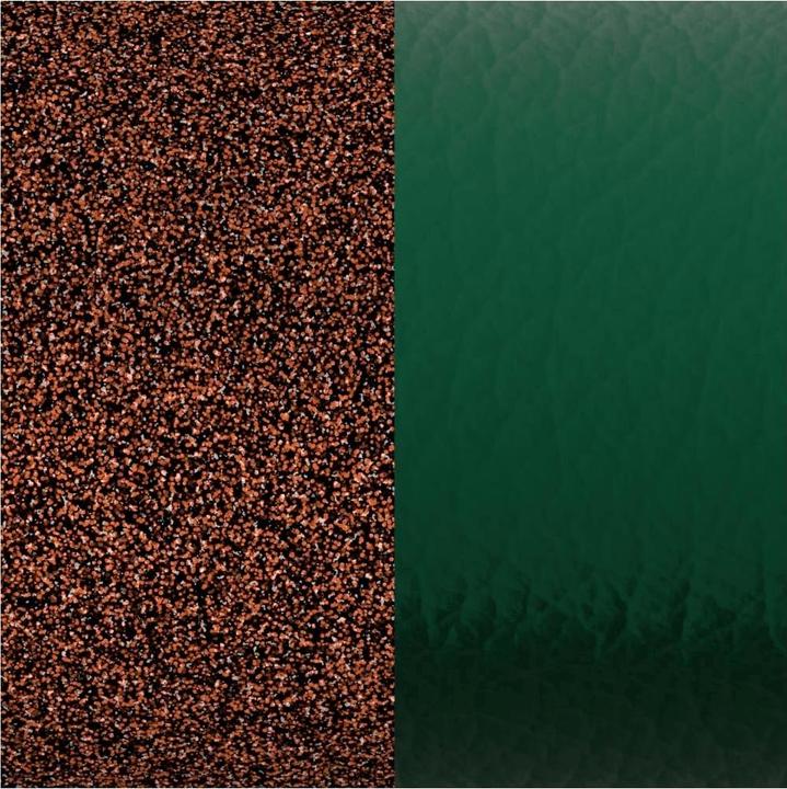 Actual product image Les Georgettes Henné / Vert émeraude (Leather)