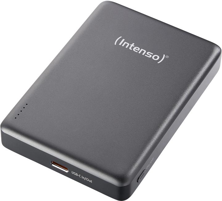 Intenso Magn. Wireless Powerbank MW10000 10000 mAh Grey (10000 mAh, 20 W, 37 Wh)